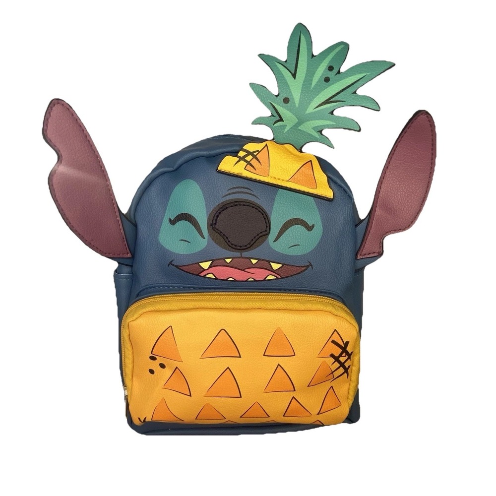 Disney Stitch Pineapple Backpack Lilo & Stitch Mini Bag Cute Disney Character